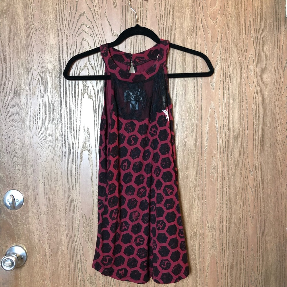 American Horror Story Red Halter Top